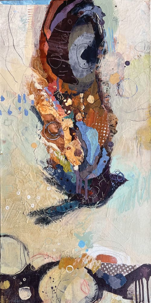 The Song She Sings | Mixed Media in Paintings by Shelli Walters Studio