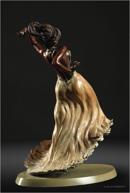 Little Dancer | Sculptures by Eleanor Cardozo. Item composed of bronze