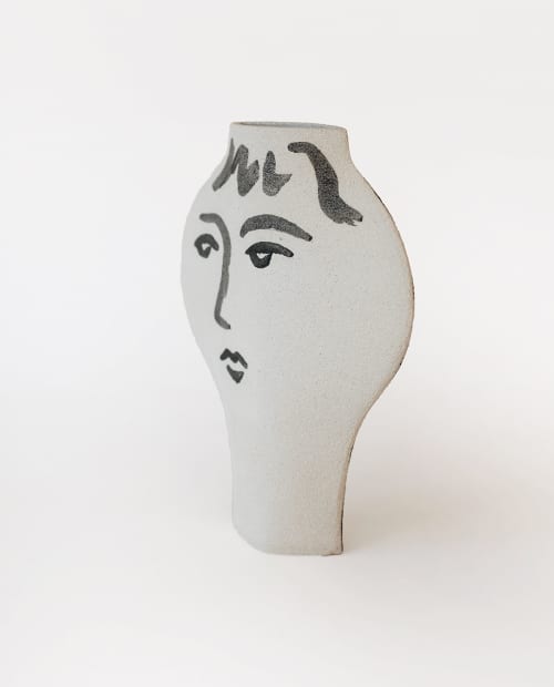 Ceramic Vase ‘Portrait’ | Vases & Vessels by INI CERAMIQUE. Item made of ceramic compatible with minimalism and contemporary style