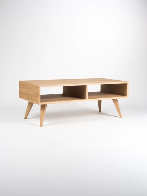 KUUB - Tv stand, media console, entertainment center, cabine | Storage by Mo Woodwork | Stalowa Wola in Stalowa Wola. Item made of oak wood works with minimalism & mid century modern style
