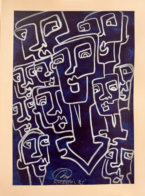 Have you seen? | Oil And Acrylic Painting in Paintings by Rodolfoí. Item made of paper