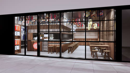 Tenkomori Canberra | Interior Design by Studio Hiyaku | Lyric Lane in Canberra. Item made of wood with synthetic