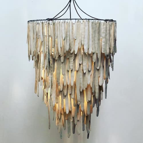 Messi Pod | Chandeliers by Mud Studio, South Africa | MUD Studio Cape Town in Cape Town. Item composed of brass & ceramic compatible with boho and contemporary style