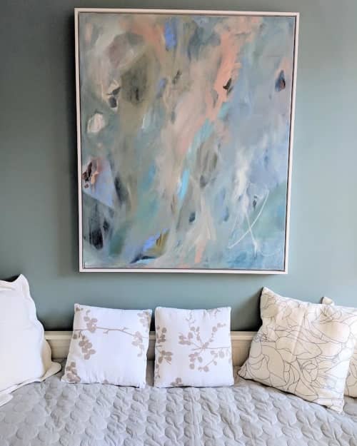 Painting | Oil And Acrylic Painting in Paintings by Alice Watt. Item made of canvas