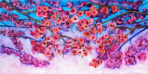 "Spring Magic" - Original Painting | Oil And Acrylic Painting in Paintings by DaggArt