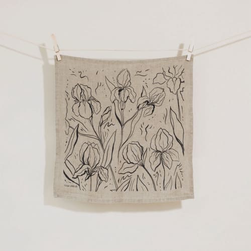 Iris Napkin Set | Linens & Bedding by Elana Gabrielle. Item made of linen