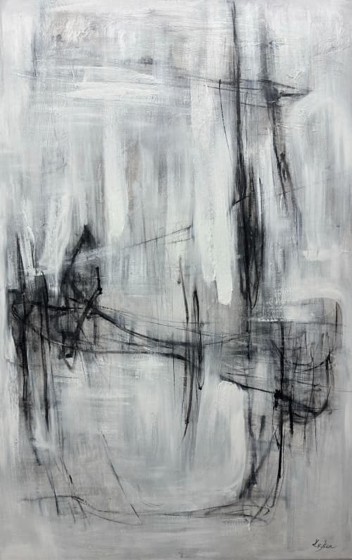 Sculpted Silence | Oil And Acrylic Painting in Paintings by Anastasiia Krykun. Item made of canvas works with contemporary style