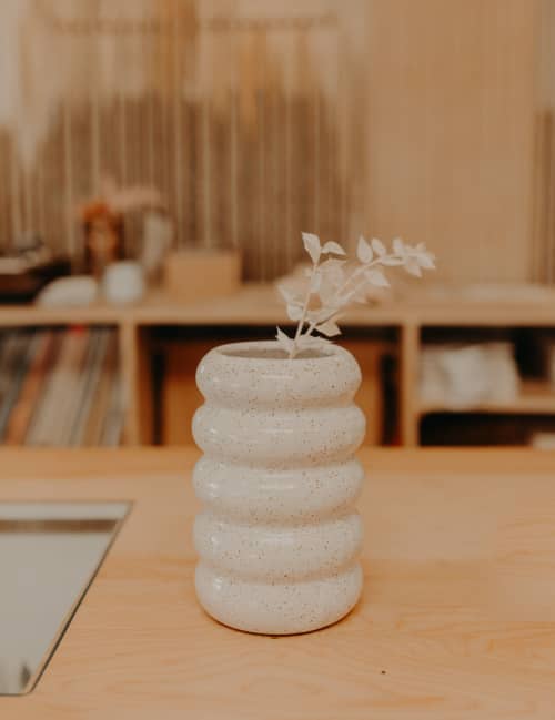 Vase Waves by Costa Mesa Ceramics Studio at Costa Mesa Ceramics, Costa