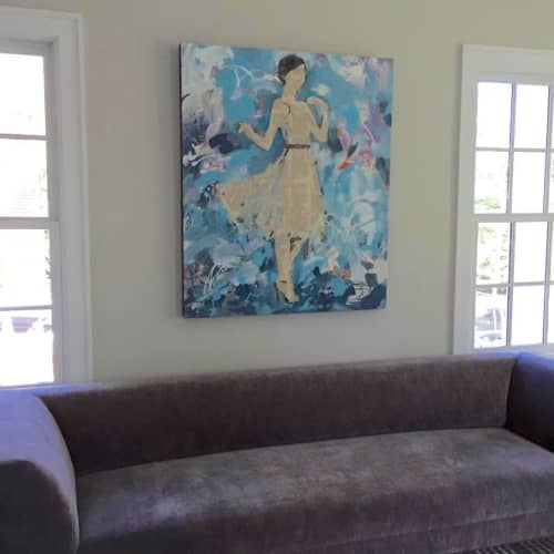 Pop Figure Art | Oil And Acrylic Painting in Paintings by Andrzej Michael Karwacki. Item composed of synthetic