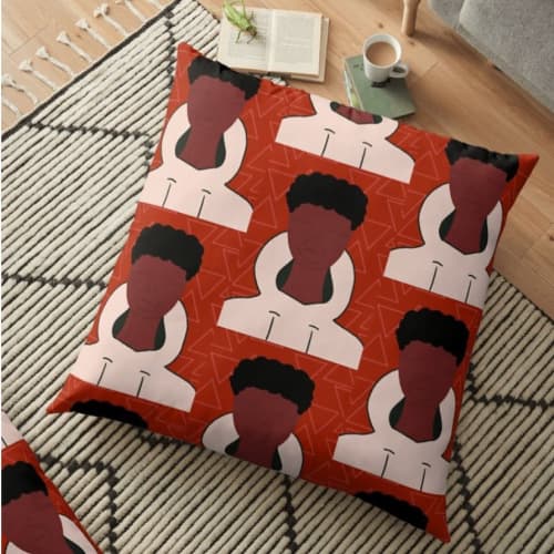 What a Time.. | Cushion in Pillows by Peace Peep Designs. Item made of cotton