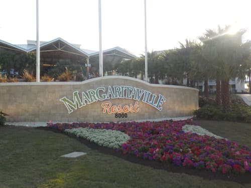 Margaritaville | Signage by Jones Sign Company. Item made of metal