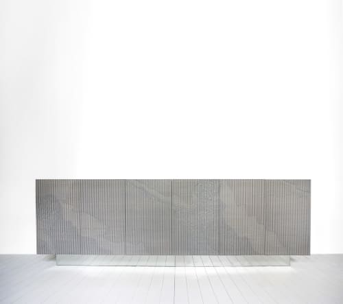 Shale High Credenza | Storage by Simon Johns. Item composed of wood