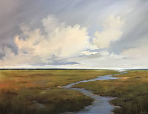 "Surrender" | Oil And Acrylic Painting in Paintings by Victoria Jackson. Item made of synthetic
