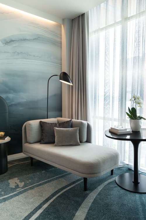 Novotel Tainui Hotel - Custom Wallcovering | Wallpaper in Wall Treatments by Emma Hayes | Novotel Hamilton Tainui in Hamilton. Item made of fabric with paper