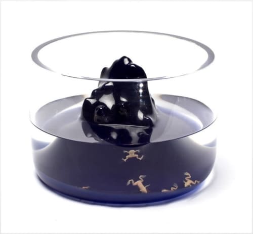 Space Mountain Fishbowl | Decorative Box in Decorative Objects by Esque Studio. Item made of glass