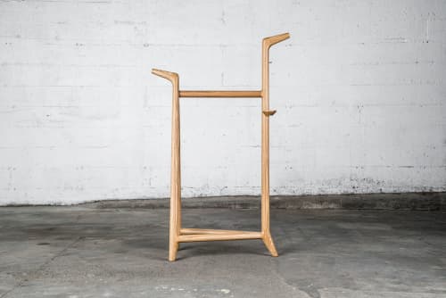 The Michael Valet | Rack in Storage by Semigood Design. Item composed of wood