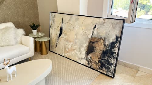 Welfare - Original Acrylic on Canvas SOLD | Oil And Acrylic Painting in Paintings by HEIDY GONZALEZ - GONZALEZ ART DESIGN. Item composed of canvas compatible with contemporary and art deco style