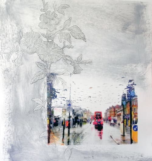 Streets III Print from CMYK series | Prints by Sara J Beazley. Item composed of paper