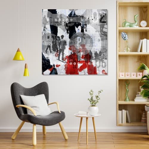 HUMAN CROWD VIII | Prints by Sven Pfrommer. Item composed of canvas in urban style