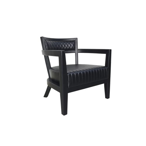 ALMA Armchair | Chairs by PAULO ANTUNES FURNITURE. Item made of fabric & leather