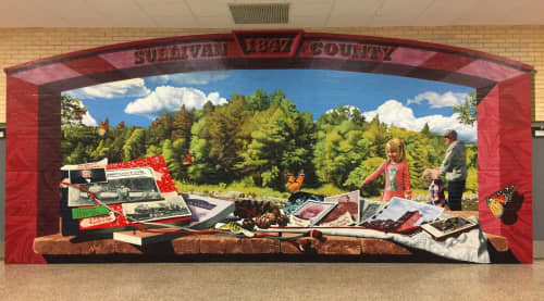 Sullivan County 101 | Murals by Jonathan Laidacker. Item made of synthetic