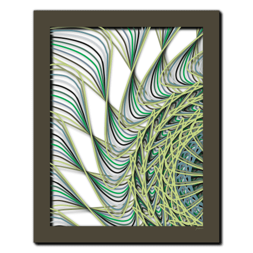 Tidal Elegance | Wall Sculpture in Wall Hangings by Shawn Kemp. Item made of paper compatible with contemporary and modern style