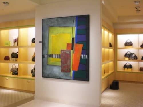 Neiman Marcus Painting | Mixed Media by Debra Yates | Neiman Marcus in Orlando. Item composed of canvas and synthetic