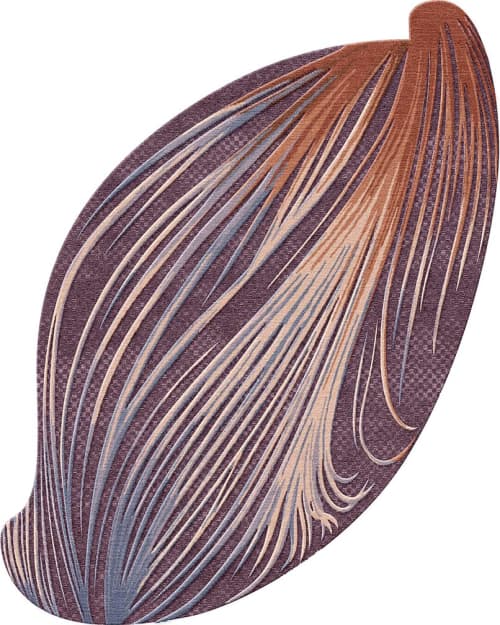 Rug Laser Mars Colorful irregular shape unusual carpet | Area Rug in Rugs by Atelier Tapis Rouge. Item composed of wool in contemporary or eclectic & maximalism style