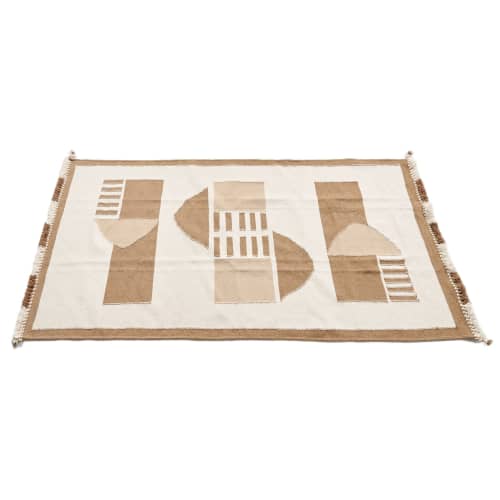 Dyoon Handloom Rug | Area Rug in Rugs by Studio Variously. Item composed of wool and fiber