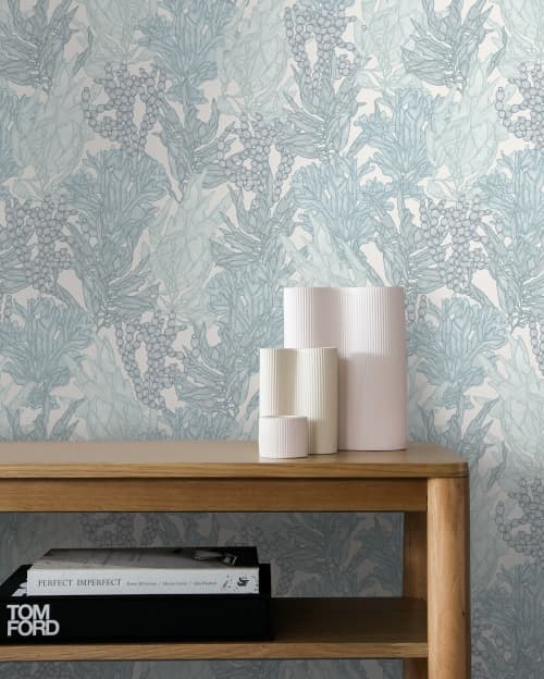 Sea Garden Wallpaper | Wall Treatments by Patricia Braune. Item made of paper