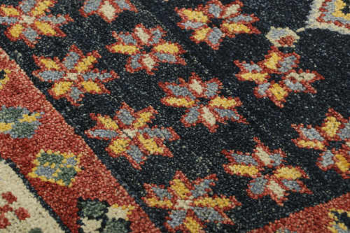 Rug & Kilim’s Tribal Custom Rug Sample in Beige-Brown, Gold | Area Rug in Rugs by Rug and Kilim