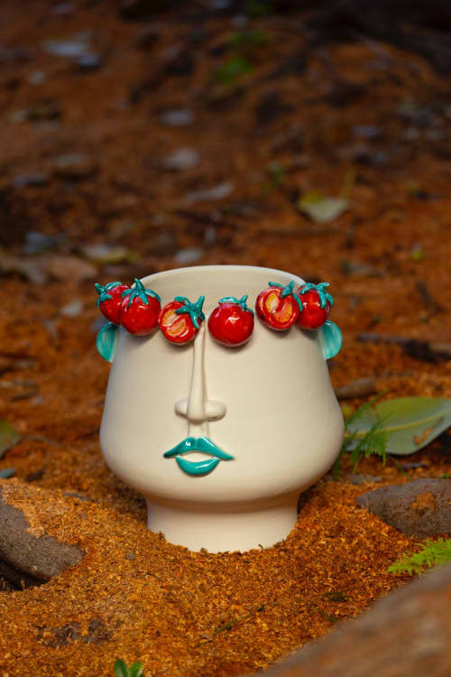 Russidda | Vase in Vases & Vessels by Patrizia Italiano. Item composed of ceramic