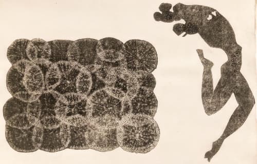 Plate 1 Soft Ground | Prints by Kaveri Singh. Item made of canvas