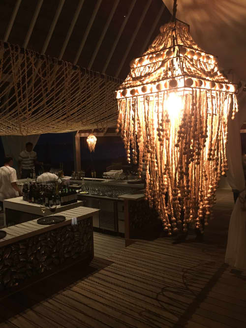 Multiple Projects , Lighting , Sculpture | Pendants by Mud Studio, South Africa. Item made of fabric with synthetic