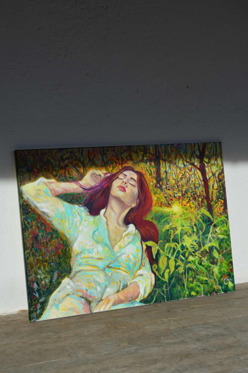 Bees and flowers in the dreams | Paintings by Chiara Magni