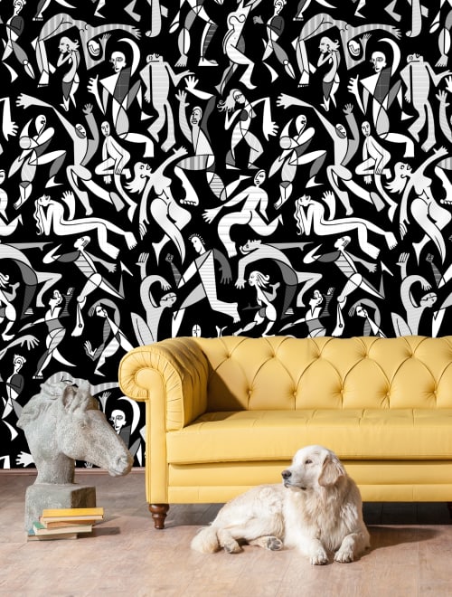 Jubilee Wallpaper | Wall Treatments by MM Digital Designs Ltd.. Item made of paper