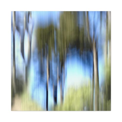 Dream Forest 51171 | Oil And Acrylic Painting in Paintings by Petra Trimmel. Item made of canvas with synthetic