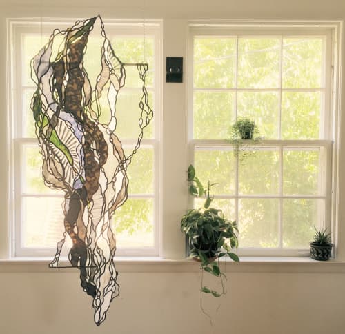 Soda Ash & Sand | Wall Sculpture in Wall Hangings by Soda Ash & Sand. Item made of glass
