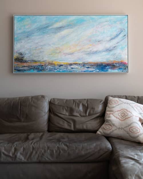 Dance of the Wind | Oil And Acrylic Painting in Paintings by Christy Sverre Art. Item made of canvas with synthetic