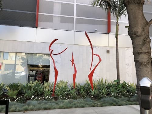 Tryptich | Public Sculptures by Marko Kratohvil. Item composed of steel