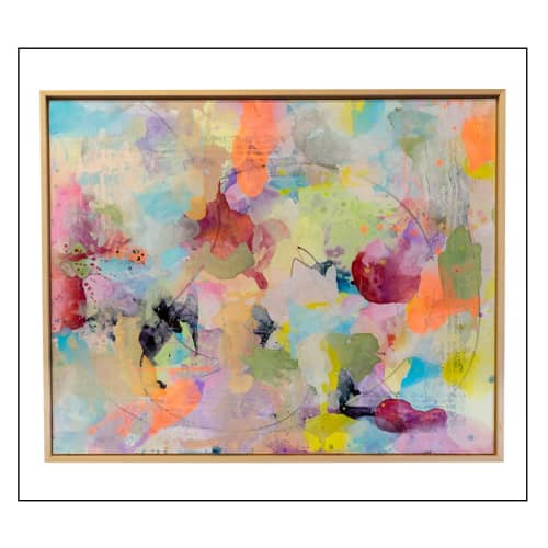 Touch Forms | Oil And Acrylic Painting in Paintings by Kori Gabs. Item made of canvas with synthetic
