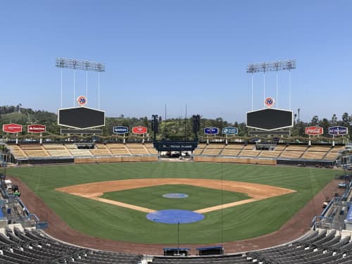 LA Dodgers Hex Signage | Signage by Jones Sign Company | Dodger Stadium in Los Angeles