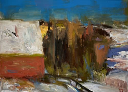 Couple Two Three | Paintings by Darren Thompson Fine Art. Item made of birch wood works with modern style