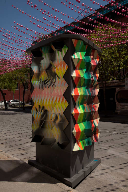"Wishes, (Les Voeux)" 2015 | Public Sculptures by Jason Cantoro | Ubisoft Montreal in Montréal. Item made of synthetic