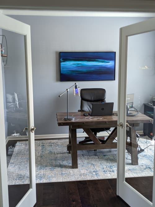 Purple Bliss - Original | Oil And Acrylic Painting in Paintings by Liz Friel