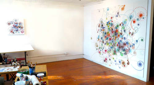 Works On Paper | Paintings by Carter Hodgkin | New York, NY  Studio in New York