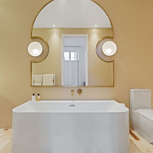 PENELOPE Mirror | Decorative Objects by Ivar London | Custom. Item composed of brass compatible with contemporary and eclectic & maximalism style