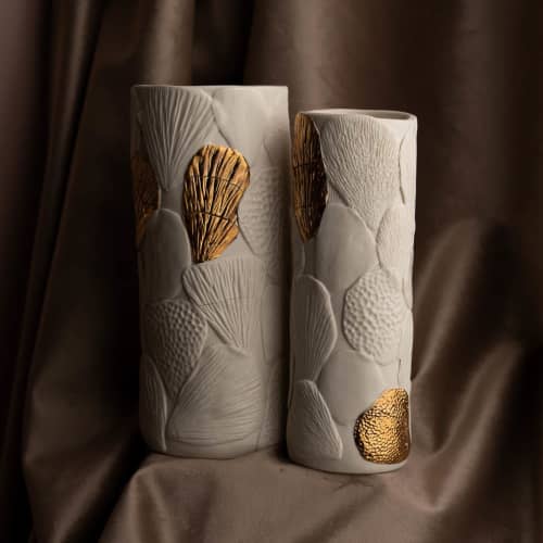 Vida Vases, three sizes | Vases & Vessels by Boya Porcelain. Item composed of ceramic