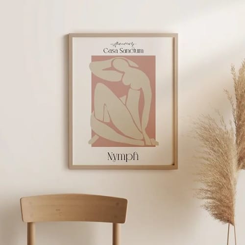 Nymph 2 | Prints by Casa Sanctum. Item composed of paper in minimalism or contemporary style