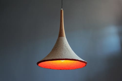 MushLume Trumpet Pendant | Pendants by Danielle Trofe Design | IC Store by WantedDesign in Brooklyn